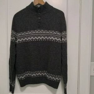 Daniele Blasi Italian wool blend pullover mock neck Sweater L